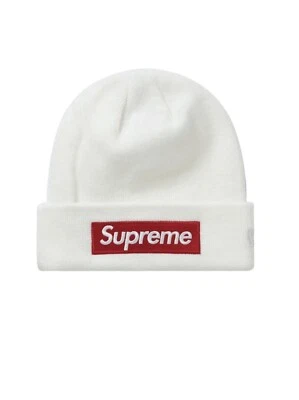 Gorro Supreme New Era Box Logo (FW21) blanco Foto 1 de 4