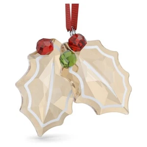 SWAROVSKI Holiday Cheers - Gingerbread Holly Leaves Ornament (5656277) - Picture 1 of 1