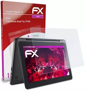 atFoliX Glass Protector for Asus Transformer Book Flip TP200 9H Hybrid-Glass - Picture 1 of 5