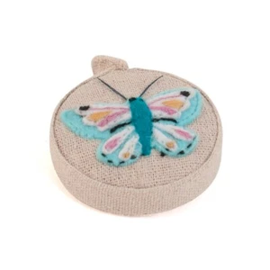 Tape measure with fabric cover appliqué butterfly 60 inch / 150cm craft, sewing - Picture 1 of 1