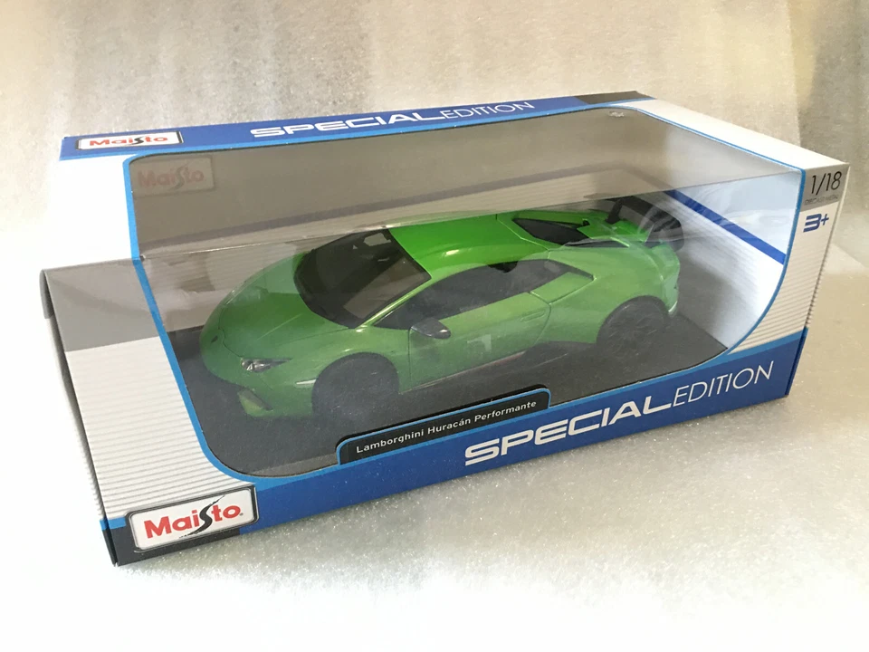 Modellino Auto Maisto 1/18 Lamborghini Huracan Performante green
