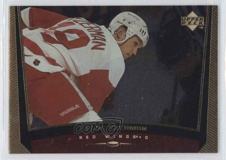 1998-99 Upper Deck Gold Reserve Checklist Steve Yzerman #389 HOF - Image 1 of 2