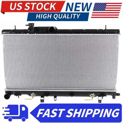 Aluminum Radiator For 2002-2007 Subaru Impreza 2.5L With Transmission Cooler Foto 1 de 4