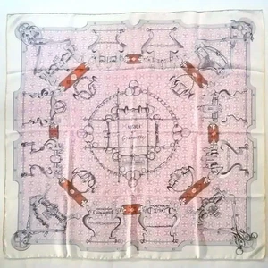 Hermès Schal Carré 90 "MORS ET GOURMETTES REMIX" Trense und Kette guter Zustand - Bild 1 von 4