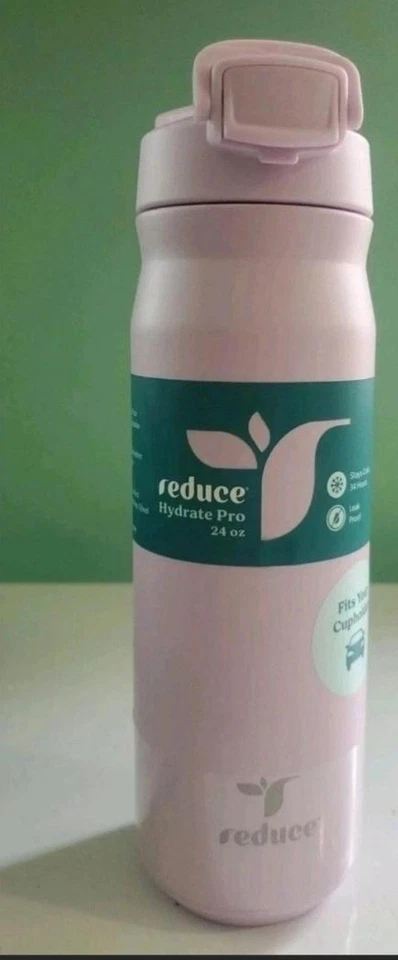 Reduce Hydrate Pro 24oz Flip Sip & Go Stainless Steel Water Bottle – Leakproof B - Image 1 of 1
