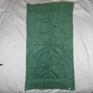 Vintage Grand Patrician Bath Towel Green Egyptian Cotton Made In USA Summer Out - Picture 1 of 8