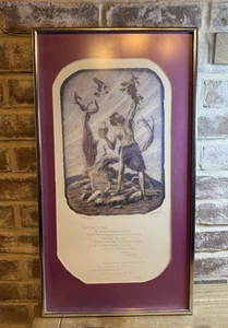 Roy Purcell Arte “Dioniso” Aguatinta Grabado, Firmado Numerado 2/75 12”x22” - Imagen 1 de 11