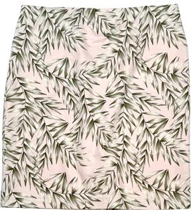 Ann Taylor Factory Skirt - NWT Womens Size 12 Light Peach / Green - #47862-K8 - Picture 1 of 2