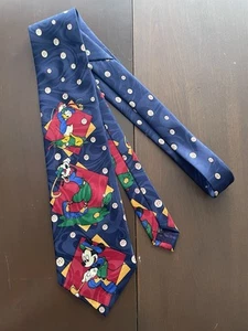 Vintage Mickey Unlimited Men’s Tie Golfing Goofy Daffy Made in Korea - Picture 1 of 4