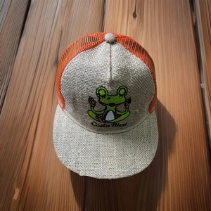 Costa Rica Mesh & Hessian Trucker Snapback �� Unisex Beige & Orange von Optimus - Bild 1 von 5