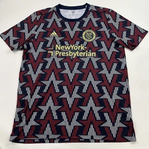 New York City FC MLS AMERICANA 2019 Pre-Match Jersey Men's Size XL Adidas - Foto 1 di 9