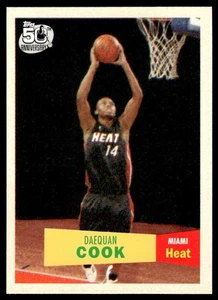 2007-08 Topps 1957-58 Variations Daequan Cook #131 Miami Heat - Picture 1 of 2