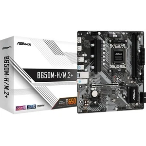 Scheda Madre ASRock B650M-H/M.2+ AMD B650 AMD AM5 - Afbeelding 1 van 7