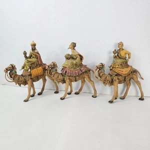 Fontanini Könige auf Kamel Urlaubsdeko Weise Männer Krippe 3er Set Polymer Italien - Bild 1 von 20