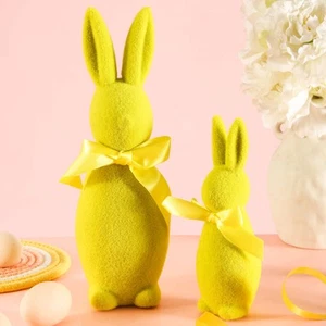 Easter Bunny Decorations, 2pcs Spring Decorations for Home, 12" and 8" Green ... - Picture 1 of 7