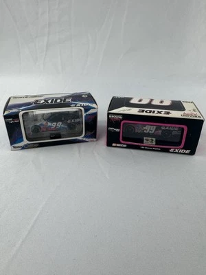 Lot of 2 Diecast Replica #99 Jeff Burton Exide Team Caliber 1/64 - Image 1 of 4
