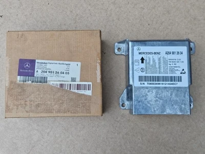 Mercedes-Benz Airbag Control Unit W204 C-Class Nip A204901260405 A2049012604 - Image 1 of 4