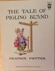 The Tale of Pigling Bland Beatrix Potter Cross Stitch Pattern - Green Apple Co - Picture 1 of 4