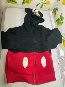 Disney Parks Boys Full Zip Up Mickey Mouse Hoodie size M - Picture 1 of 5