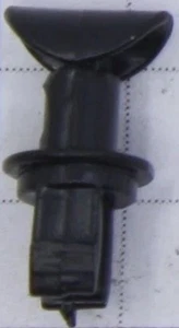 LIONEL PLASTIC SHORT SMOKESTACK FOR BAY WINDOW CABOOSE, BUNK / TOOL CAR, ETC - Picture 1 of 1