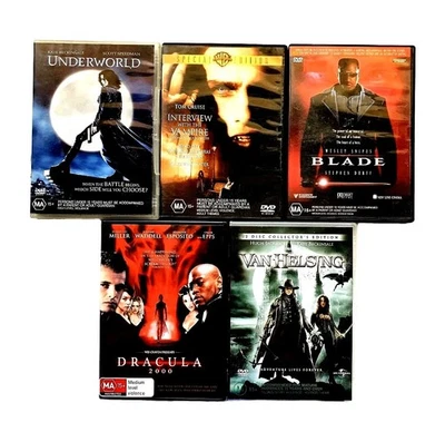 Vampire Dark Fantasy 5 x DVD Gift Bundle, Scifi, Action, Thriller, Region 4  - image 1 of 4
