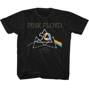 Pink Floyd Dark Side Of The Moon 50 Years Youth T Shirt Psychedelic Music Merch - Picture 1 of 3