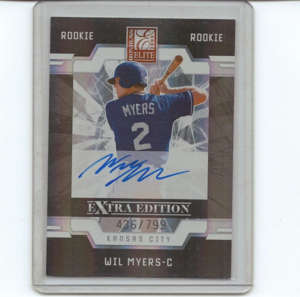 2009 ELITE EDIÇÃO EXTRA EXTREMAMENTE LIMITADA WIL MYERS AUTOGRAFADO RC 436/799 - Imagem 1 de 1