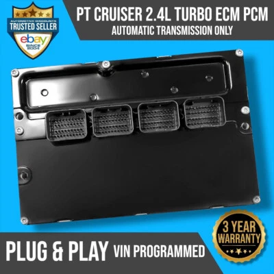 2007 Chrysler PT Cruiser 2.4L 05187762AA Turbo ECM ECU PCM Plug & Play - Image 1 of 4