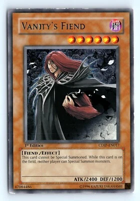 Yu-Gi-Uh Vanity's Fiend #CDIP-EN017 Cyberdark Impact tcg LP - Image 1 of 2