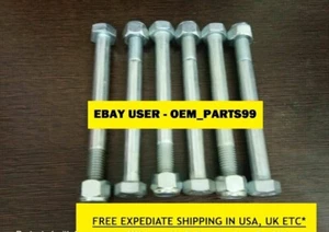 Jcb Backhoe Bolt & Nut M10X80, Pack Of 6 Pcs. Part No. 1315/3418Z 1370/0303Z - Picture 1 of 5