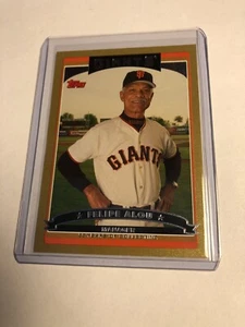 2006 Topps Baseball Felipe Alou Gold Base #0063/2006 SP - Picture 1 of 2