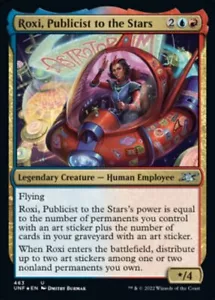MTG ROXI, PUBLICIST TO THE STARS 463 FOIL EXC - GALAXY - UNF X - MAGIC - Picture 1 of 1