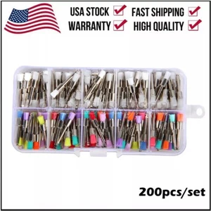 100Pcs Dental Mixed Polishing Brushes Cups Rubber Nylon Brush Polisher - Picture 1 of 3