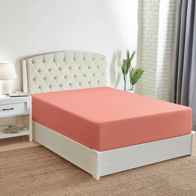 Lençol ajustável Mellanni microfibra bolso extra profundo até 21" colchão profundo - Imagem 1 de 4