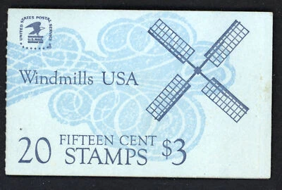 SCOTT 1738-42 BK135 BC25 1980 15 CENT WINDMILLS ISSUE UNOPENED BOOKLET MNH OG VF - Image 1 of 2