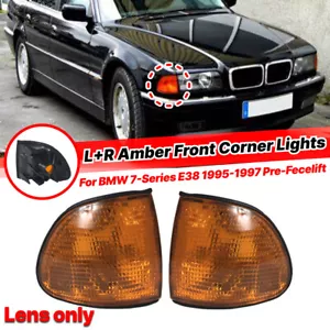 Intermitente delantero izquierdo derecho bmw serie 7 e38 1994-1998 naranja lente delantero izquierdo - Imagen 1 de 8