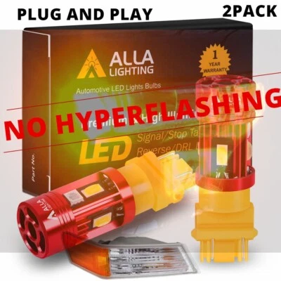 Par de luces direccionales de señal de giro LED CANBus delanteras para Jeep Patriot 07-14 Foto 1 de 4