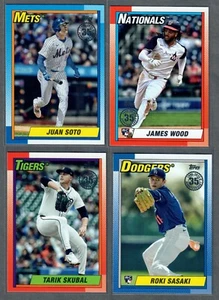 2025 Topps Serie 2 1990 Topps 35 Aniversario ~ Tú eliges ~ Completa tu conjunto - Imagen 1 de 51