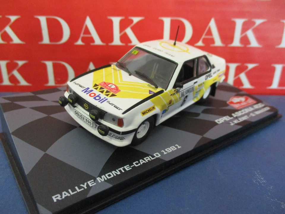 Die cast 1/43 Modellino Auto Opel Ascona 400 Rally Monte Carlo 1981 J. Kleint - Immagine 1 di 4