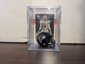 Atlanta Falcons Deion Sanders RC Mini Helmet Shadowbox W/Card - Picture 1 of 2