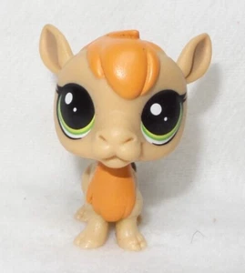LITTLEST PET SHOP LPS #199 HASBRO GARBANZO HILLVILLE CAMEL CHAMEAU YEUX VERT - Picture 1 of 5