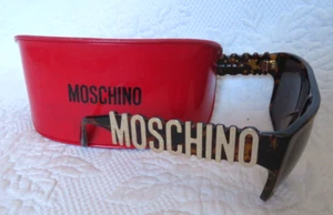 MOSCHINO LOGO OVERSIZED SUNGLASSES - Picture 1 of 11