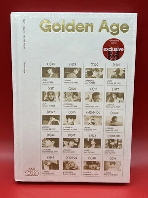 SM ENTERTAINMENT CO NCT 2023 The 4th Album 'Golden Age Target Exclusive, CD K Pop