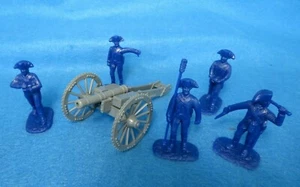 Armies in Plastic #5478 Rev War 6pd Colonial Artillery cannon & 5 crew, 1/32 - Picture 1 of 4