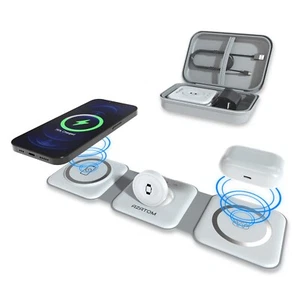 Cargador inalámbrico magnético - Carga rápida 3 en 1 para Apple - E3000 - Imagen 1 de 8