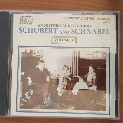 SCHUBERT AND SCHNABEL An Historical Recording Volume V  EX/EX(CD) - Bild 1 von 4