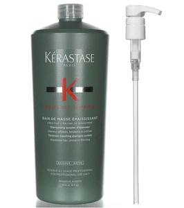 Kerastase Genesis Homme Bain De Masse Epaississant 34 Oz With PUMP - Picture 1 of 2