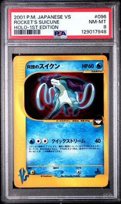 PSA 9 Rocket's Suicune #096 2001 Pokemon japonês vs - Imagem 1 de 2
