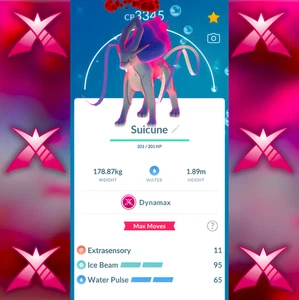 Shiny Suicune Level 50 + 3 Moves | Pokemon Trade Go ✨ - Picture 1 of 2