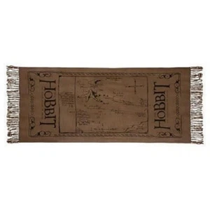 Bufanda Mapa El Hobbit por Jinx 100% Rayón 52X27 Mapa Montaña Solitaria LOTR Ropa - Imagen 1 de 8